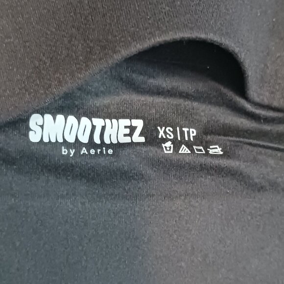 NEW‎ Aerie Smoothez Lightweight Mesh Bralette Unlined Black Size XS - Picture 7 of 10